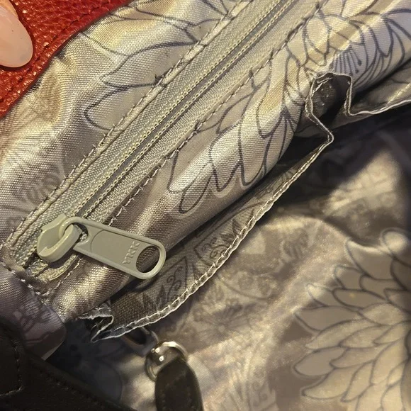 Brighton Andie Deep Burgundy Studded Pebbled Leather Shoulder Bag - Picture 10 of 16